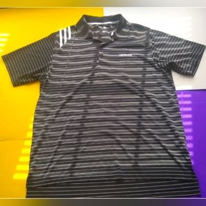 Adidas Climacool "Pencil Stripe" Golf Shirt. Sz. M Very good condition